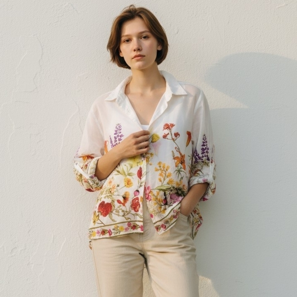 Bailey 44 White Floral Top